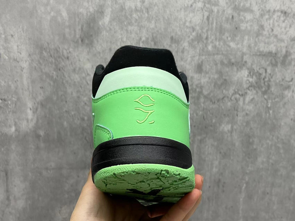 Travis Scott All-Green Reverse Swoosh Sneakers