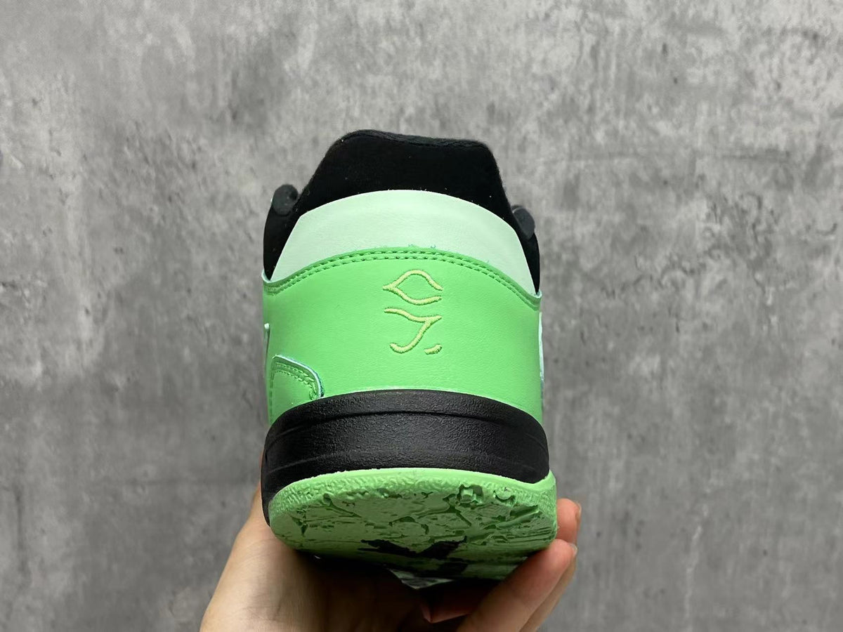 Travis Scott All-Green Reverse Swoosh Sneakers