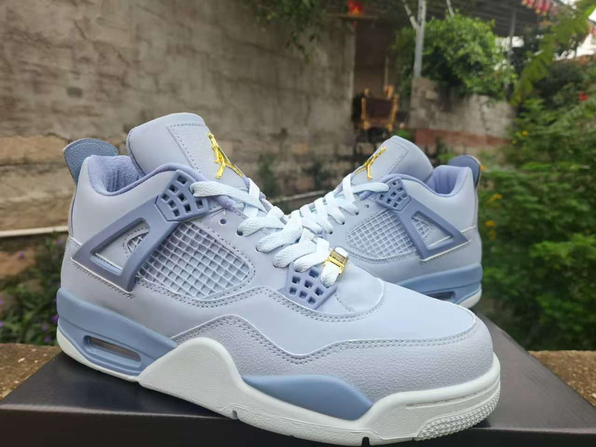 Air Jordan 4 Retro "Grey Blue" Basketball Shoes (EU 40–47)