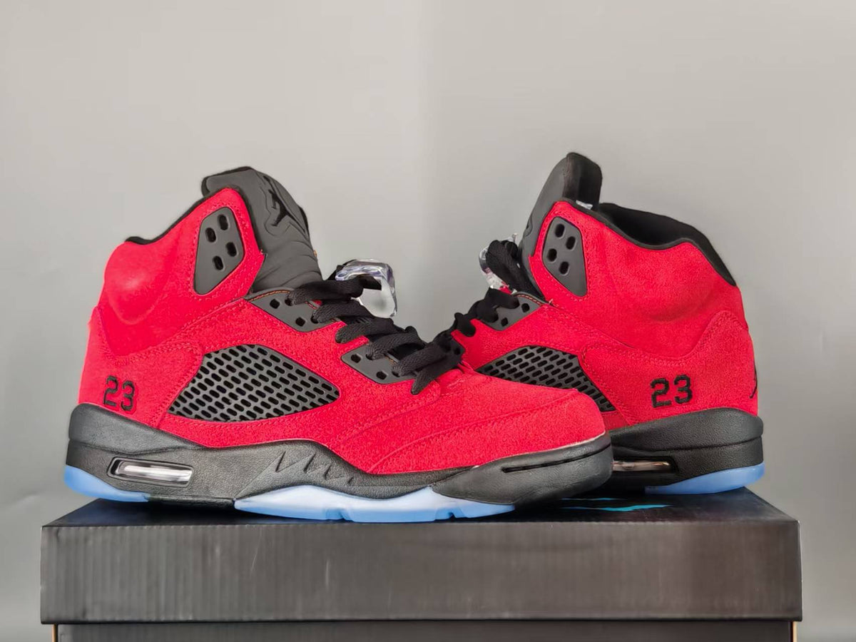 Air Jordan 5 Retro "Batman Beyond" Black University Red Translucent Ice IY4876-001 Men's & Women's (EU 36–47)