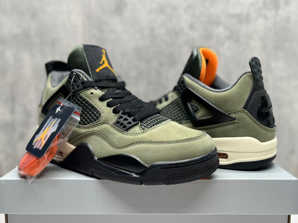 Air Jordan 4 Retro "Silk Green" Basketball Shoes (EU 36–47.5, Half Sizes)