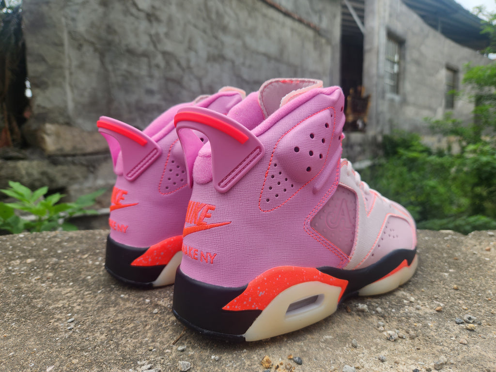 Awake NY x Air Jordan 6 Shoes - Playful Pink